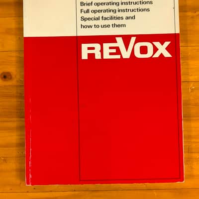 ReVox Vintage A77 - 4 track; [VERY GOOD CONDITION!], serviced ($670!!), original cover, Revox takeup reel, Revox 10.5 reel, original manual, extra tapes! image 16