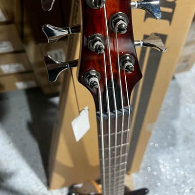 Ibanez Standard SR405E 5-string Bass Guitar - Dragon Eye Burst image 4