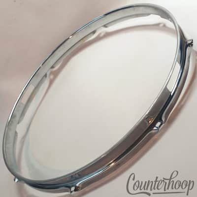 Rogers 14" Tall-Boy Holiday Snare Drum Resonant Rim/Hoop 8-Lug Cleveland USA 60s image 1