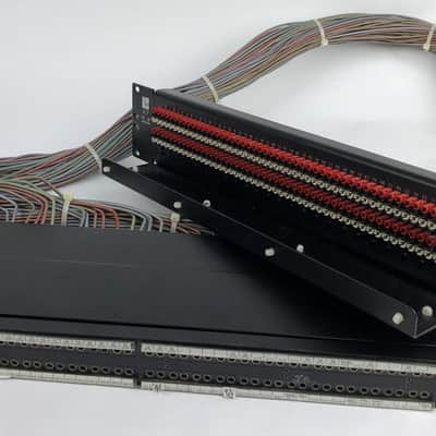 ADC 96 Bantam TT patchbay connected to ADC UP-96NMKII PPC RACKMOUNT PATCHBAY 4 image 1