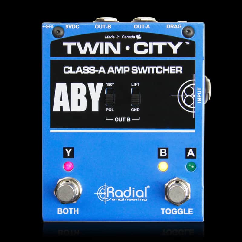 Radial Twin-City ABY Amp Switcher Pedal image 1