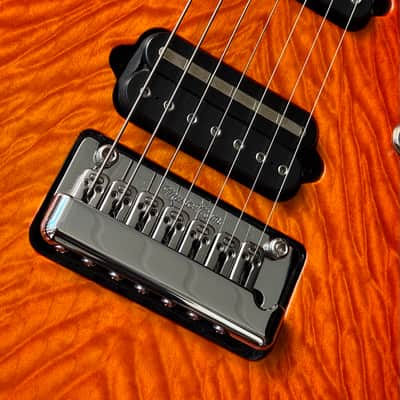 Ernie Ball Music Man JP7  2011 - John Petrucci - Cherry Burst image 5