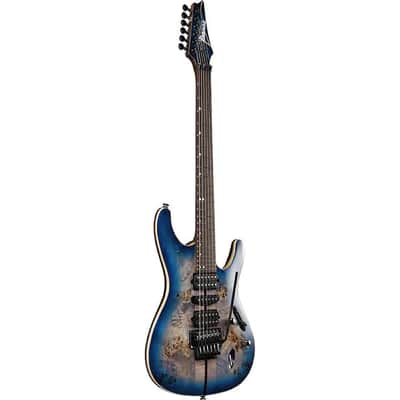 Ibanez Premium S1070PBZ Electric Guitar - Cerulean Blue Burst image 3