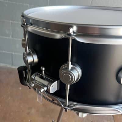 DW Collector's Series 6.5x14" Maple/Mahogany Snare Drum in Ultra Dark Ebony Satin Oil w/ Satin Chrome Hardware image 3