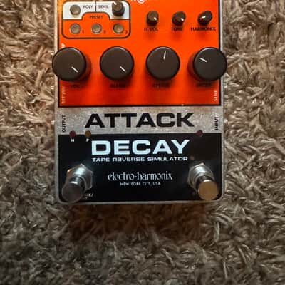 Electro-Harmonix Attack Decay Reverse Tape Simulator 2019 - Present - Orange / Black image 1