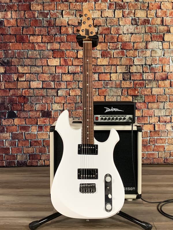 Moon Guitars Eclipse Blood Moon (U.S. Series) 2023 - Lunar White Pearl image 1