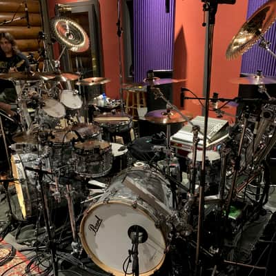 6 Pearl Music City Custom Pure Reference 2019 or 2020 - Satin grey sea glass Evanescence toured and recorded with. image 2