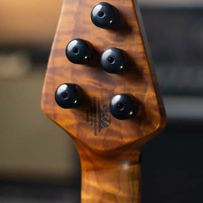 Ernie Ball Music Man Kaizen 6 Limited Edition Electric Guitar - Black Limba with Hard Case image 6