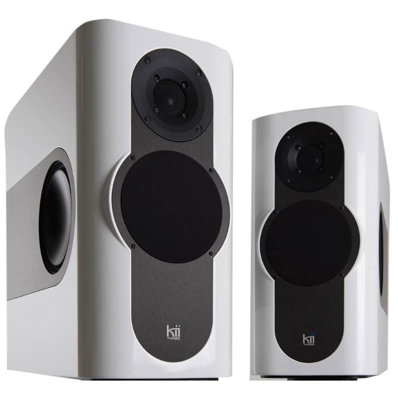 Kii THREE System DSP-Controlled Active Monitor - Pair with Controller, White FineTouch image 1