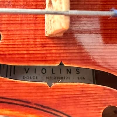 Cielo Dolce 1/16 Violin SN: 2100721 with Bow and Case image 2