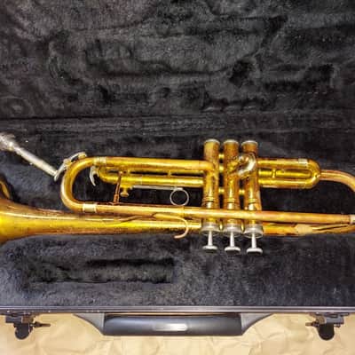 King Cleveland 600 Bb Trumpet, USA, Brass with Case, Good playing condition image 1