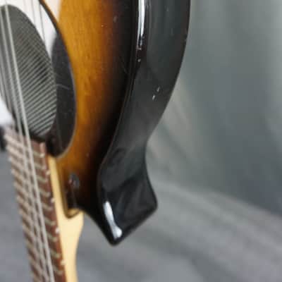 Morris Sound Circus Series Amplified Travel Guitar Japan Tobacco Burst image 11