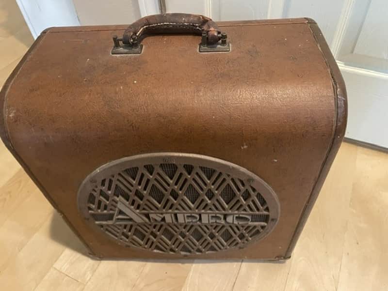 Ampro Deluxe 12” Speaker Cabinet 1948 - Brown image 1