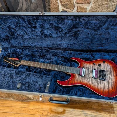 Schecter USA Custom Shop Sunset 24 6 w/HSC and BKP Unity Pickup Upgrade image 1