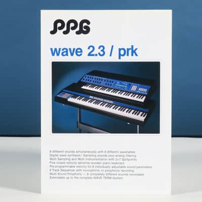 PPG  Wave 2.3 synthesizer / prk processor keyboard original brochure