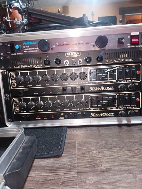 Mesa Boogie 20/20 2-Channel 20-Watt Power Amplifier 1995 - 2005 - Black image 1