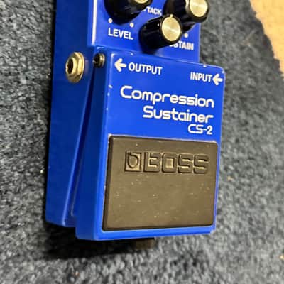 Boss CS-2 Compression Sustainer (Black Label) 1981 - 1989 - Blue image 3