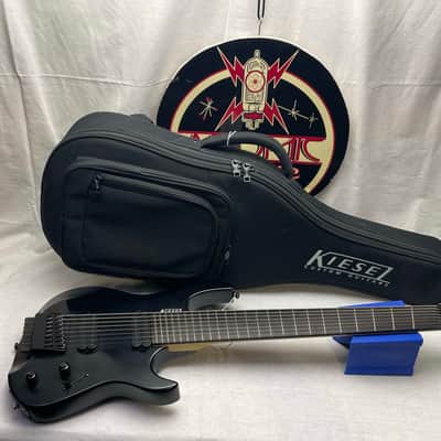 Kiesel Osiris Multiscale 8 Headless Baritone 8-string Guitar with Gig Bag 2018 - Jet Black image 1