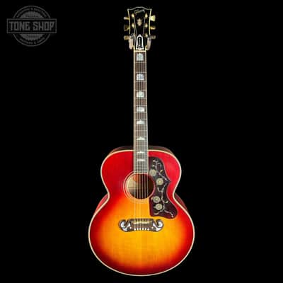 Used 2024 Gibson Custom Shop Jimmy Page Collector's Edition "Signed" 1964 SJ-200 Murphy Lab Light Aged Cherry Tea w/case TSU25248 image 3