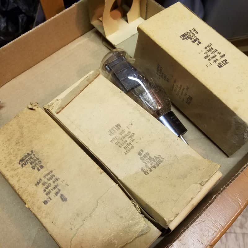 RCA ONE (1) JAN-CRC-81 antique tNOS AT1000 TESTED Vacuum Tube military Type 81 Half-wave rectifier 1941-1945 image 1