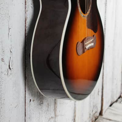 Epiphone 2018 EJ-200 Coupe Acoustic Electric Guitar Vintage Sunburst with Case image 11