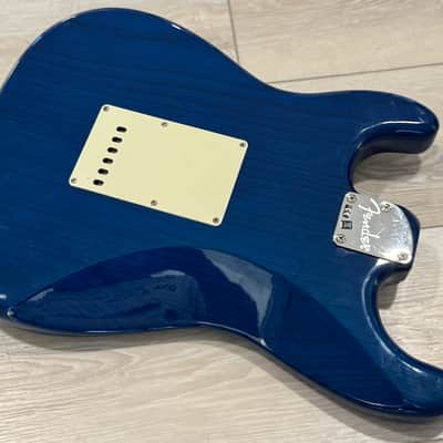 Loaded Fender Deluxe Player Sapphire Blue Transparent Stratocaster ASH Body image 15