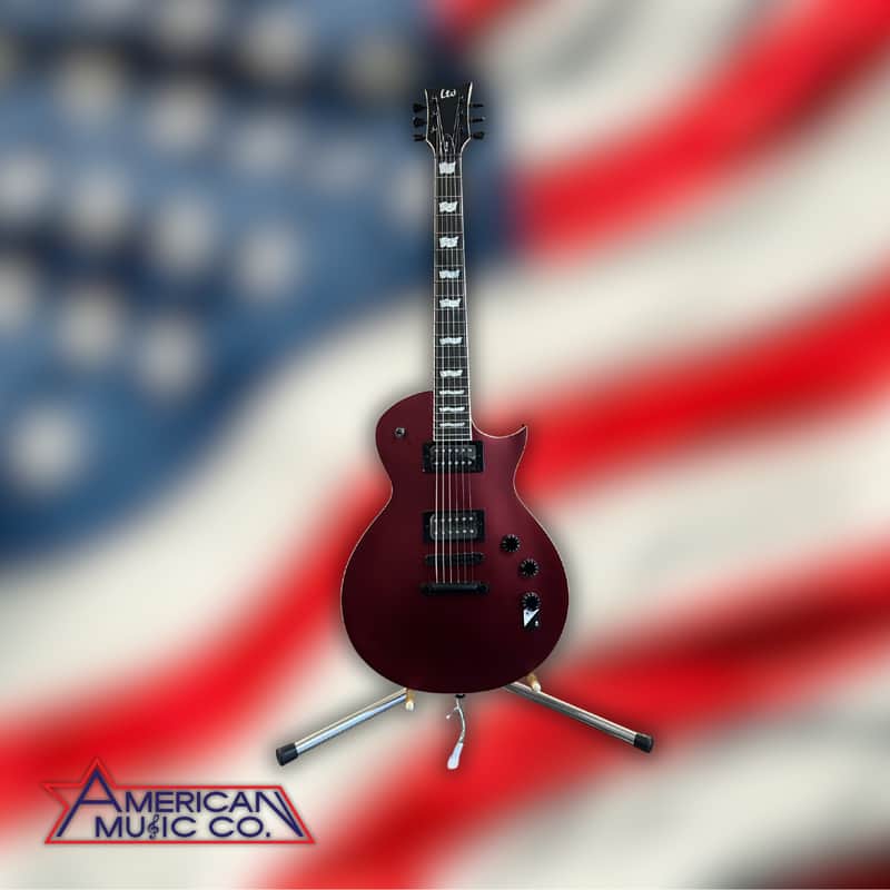ESP LTD 6 String Electric Guitar in Candy Apple Red Satin EC256-CARS image 1