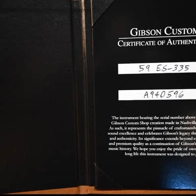 Gibson Custom Shop Special Order '59 ES-335 Reissue image 22