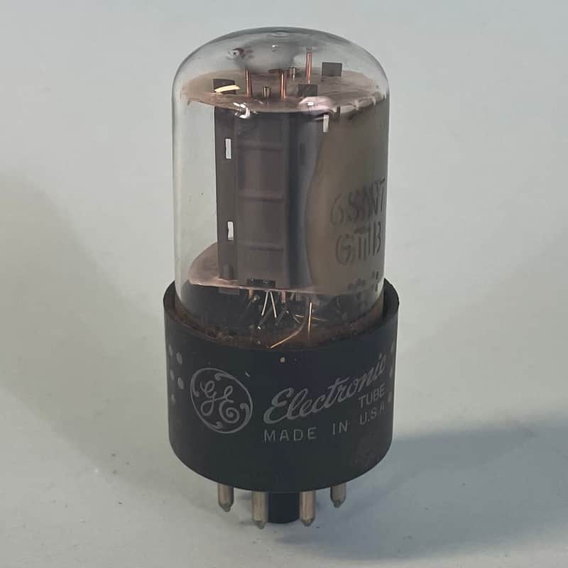 1957 General Electric 6SN7GTB Vintage GE Side Getter Preamp Tube! T191 image 1