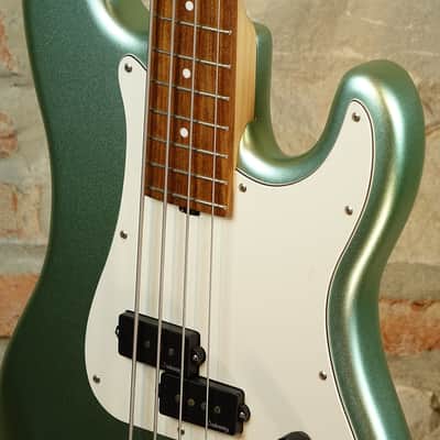SADOWSKY MetroLine Hybrid PJ 21-4 Corde - Made in Germany - Sage Green Metallic Satin image 14