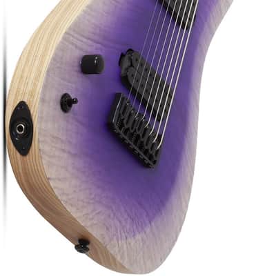 Schecter John Browne Tao-8 Left-Handed Electric Guitar - Ozone Burst (637) image 5