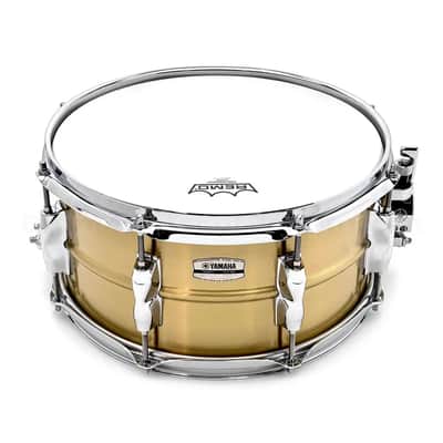 Yamaha Recording Custom Brass Snare Drum 13x6.5 image 1