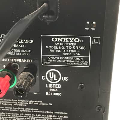 Onkyo TX-SR606 AV Receiver 7.1 Channel Home Theater Surround Sound System HDMI image 7