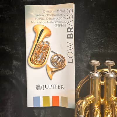 Jupiter JBR-360L Student 3/4 Bb Baritone 2010s - Brass Lacquer image 2