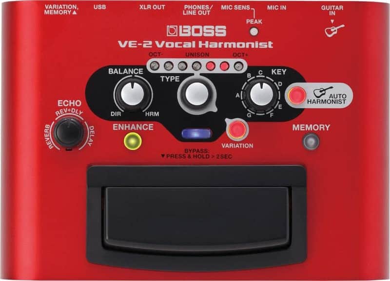 BOSS VE-2 Vocal Echo Pedal for Singing Guitarists | Real-Time Vocal Harmonies... image 1