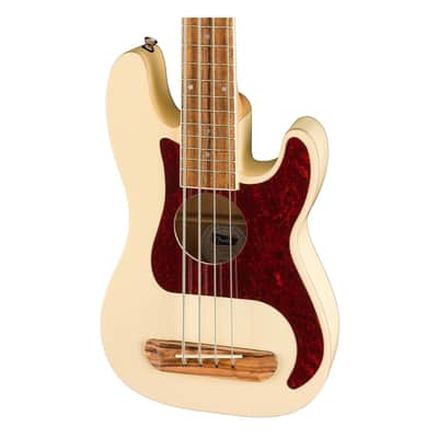 Fender Fullerton Precision Bass Uke - Olympic White image 1