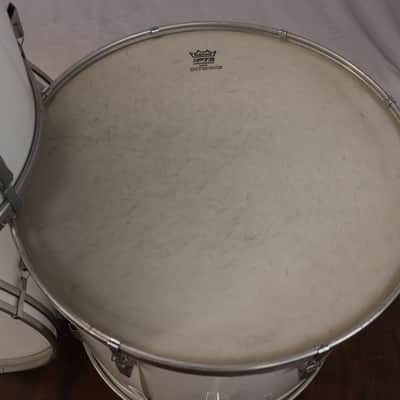 Remo Quadra PST 5pc Drum Set Kit White 22/16/14/13/12" image 25