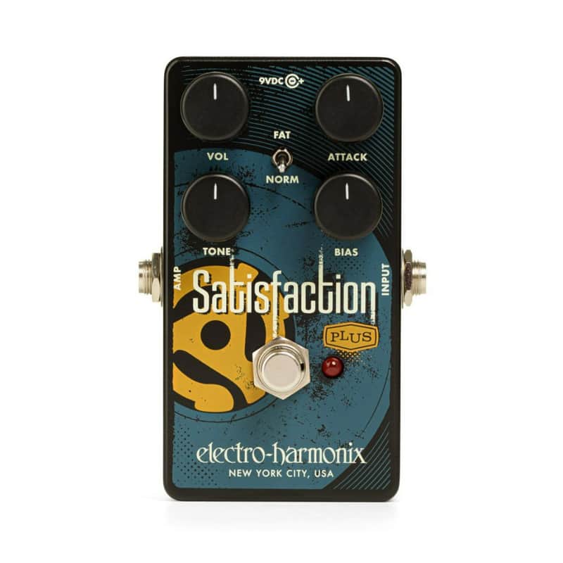 ElectroHarmonix Satisfaction Plus Fuzz True Bypass Electric Guitar Analog Pedal image 1