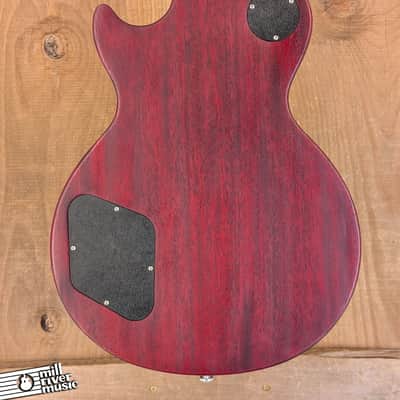 Gibson Les Paul Studio T 2016 – Red – Gibson Teardrop Gig Bag – Used Very Good image 5