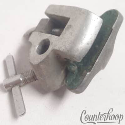 *Leedy & Ludwig Clamp-On Bass Drum Adjustable Spur Mount Solid Aluminum Vintage* image 2