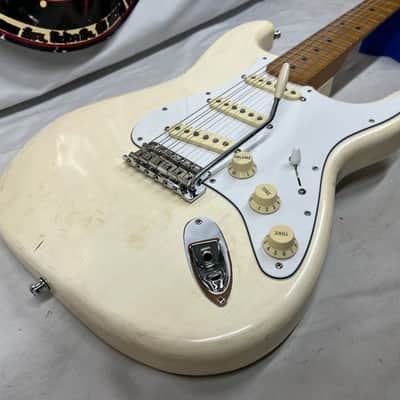Fender Jimi Hendrix Stratocaster Strat Electric Guitar - Olympic White image 17