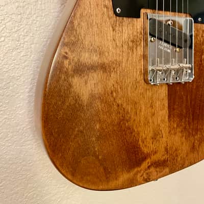 Partscaster Tele 2 Piece Alder Body One Piece Maple Neck Made with High End Parts 2026 - Walnut image 5