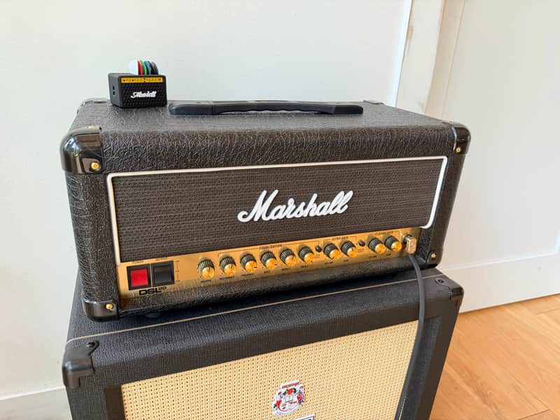 Marshall DSL20HR 2-Channel 20-Watt Guitar Amp Head 2018 - Present - Black image 1