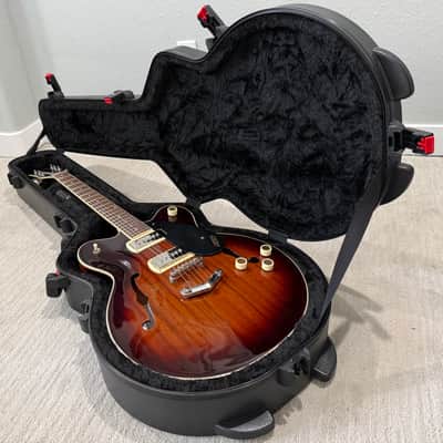 Gretsch G2622-P90 Streamliner Center Block Double Cutaway with V-Stoptail Havana Burst w Hardshell Gator Case image 15
