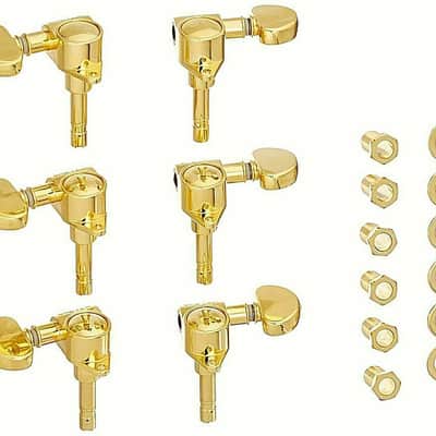 Grover 106G Rotomatic Locking Tuners 3 +3 Gold Finish image 3