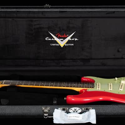 Fender Custom Shop Willcutt True '62 Stratocaster Journeyman Relic Fiesta Red 60s C (906) image 7