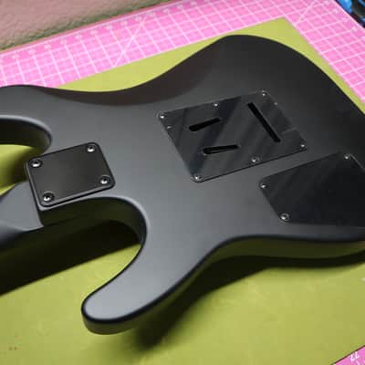 Harley Benton HWY-25BKS Progressive 2022 Black Matte Free FretWerx Setup and Fret Polish USA Stock image 12