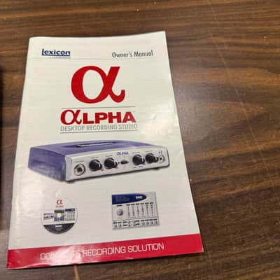 Lexicon Alpha USB Digital Recording Interface - LEXALPHAV - w/USB Cable image 3