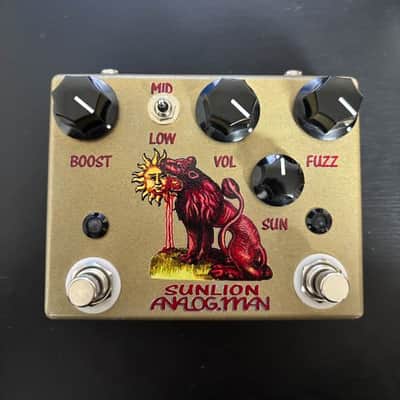 Analogman Sun Lion Fuzz Booster Pedal | Reverb