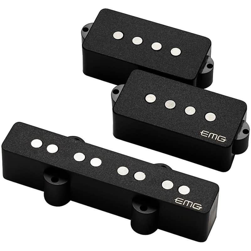 EMG GZR-PJ Geezer Butler Signature P/J Bass Passive Pickup Set image 1